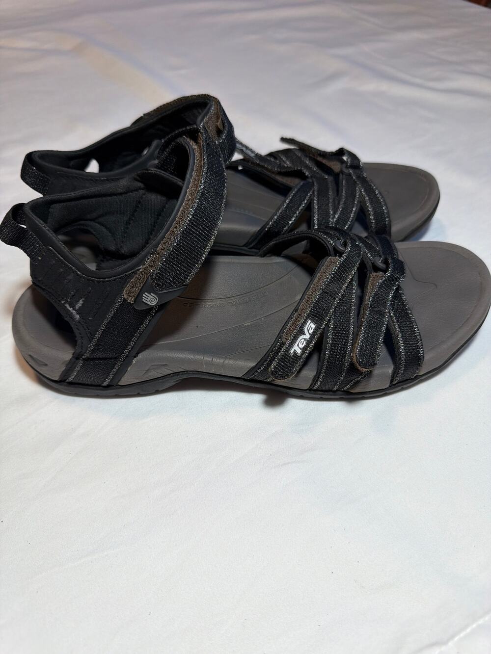 Teva Women's Tirra Sandals in black and grey, 10